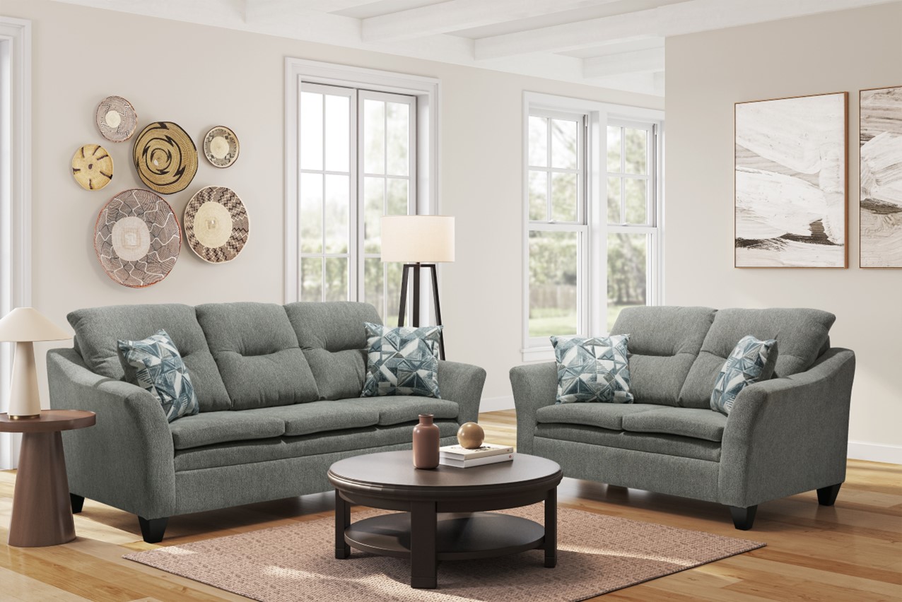 M♡ 1953 ZUKO MIST SOFA/LOVE: Lease to Own and Financing Leases